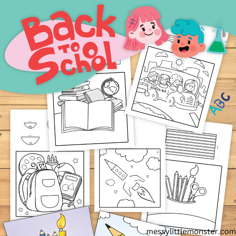 School Coloring Pages Printable Free Printable Back To School Coloring