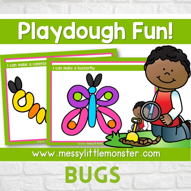 Bug Playdough Mats – Messy Little Monster Shop