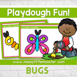 bug playdough mats