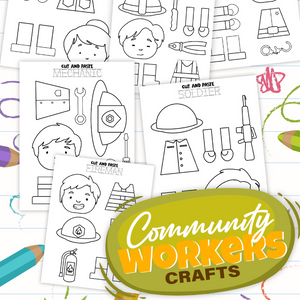 community helpers crafts printable templates