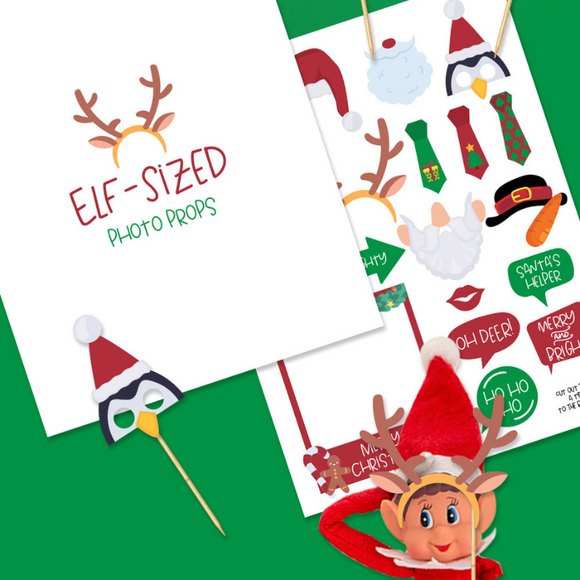 elf sized phot props