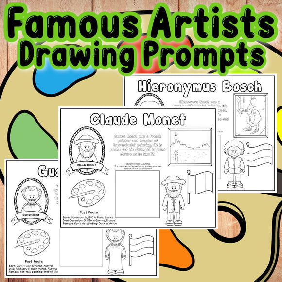 famous-artists-for-kids-art-study-drawing-prompts