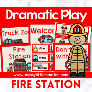 fire station dramatic play printables