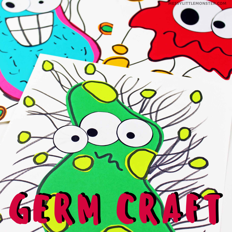 Eyes for Germs Craft – Messy Little Monster Shop