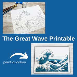 The Great Wave Printable
