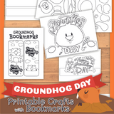 ground hog day printable crafts for kids