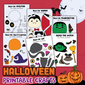 printable halloween paper crafts for kids