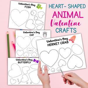 heart shaped animal crafts
