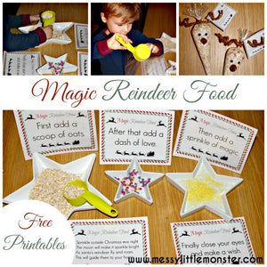 Magic Reindeer Food Poems and Signs