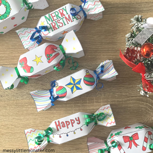 Christmas cracker templates