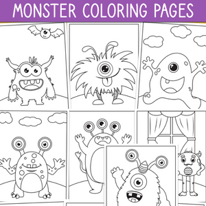 monster coloring pages