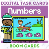 Number Digital Task Cards - Boom Cards