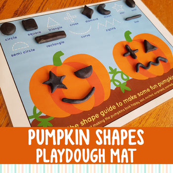 Pumpkin Play Dough Mat – Messy Little Monster Shop
