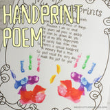 handprint poem printable