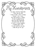 printable handprint poem