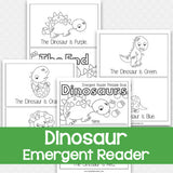 Dinosaur Emergent Reader