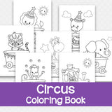 Circus Coloring Book