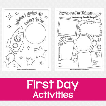 First Day Activities