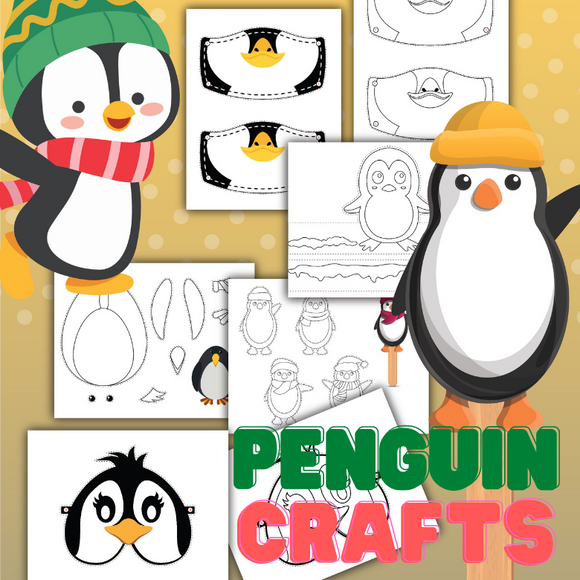 Printable Penguin Crafts – Messy Little Monster Shop