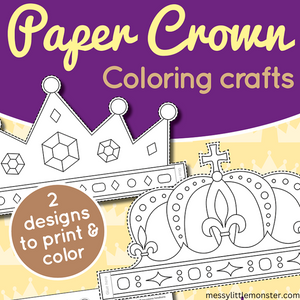 paper crown template