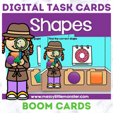 Shape Digital Task Cards - Boom Cards