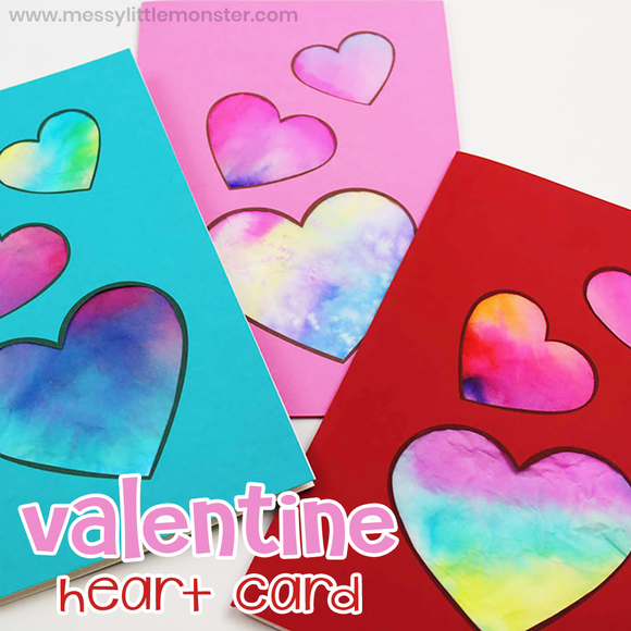 Valentine Heart Card Template