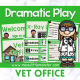 vet office dramatic play printables