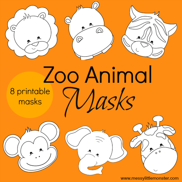 Zoo Animal Masks