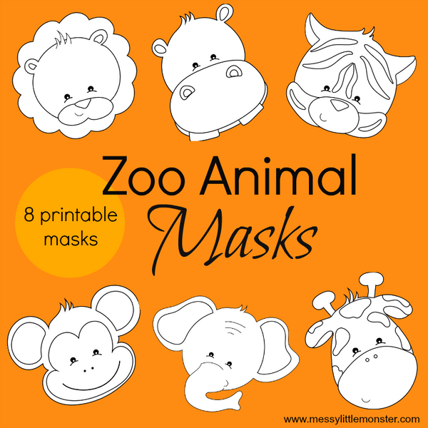 Zoo Animal Masks - Creative Ramblings